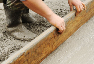 Hand Laid Concrete Floor