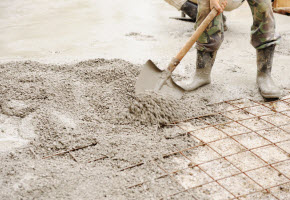 Spreading Concrete Floor