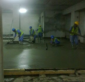 Applying Floor Screed