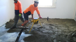 Spreading Floor Screed